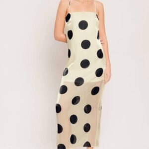 Polka Dots Organza Mini Dress
