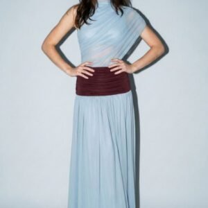 Color Block Dress Blue