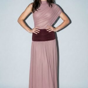 Color Block Dress Pink